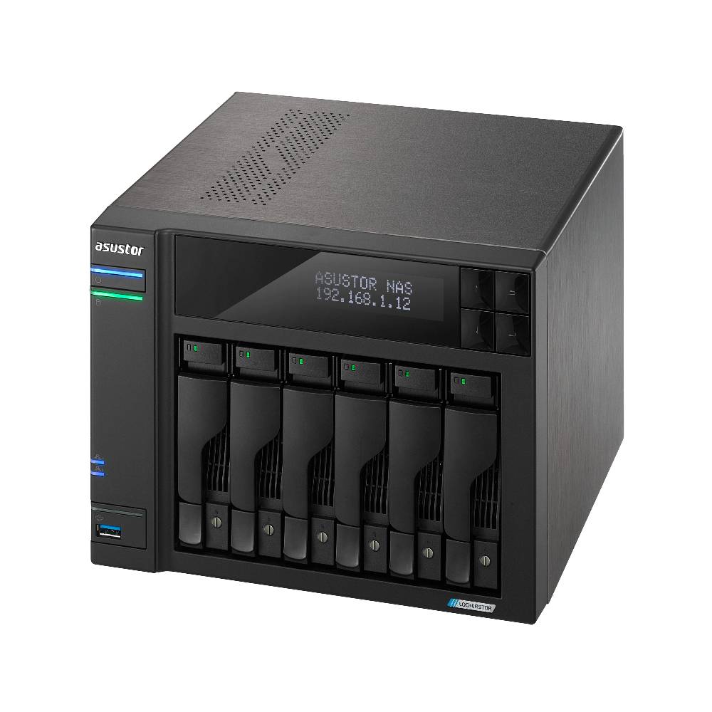 Asustor Lockerstor 6 Gen2+ - NAS-Server - 6 Schächte-2