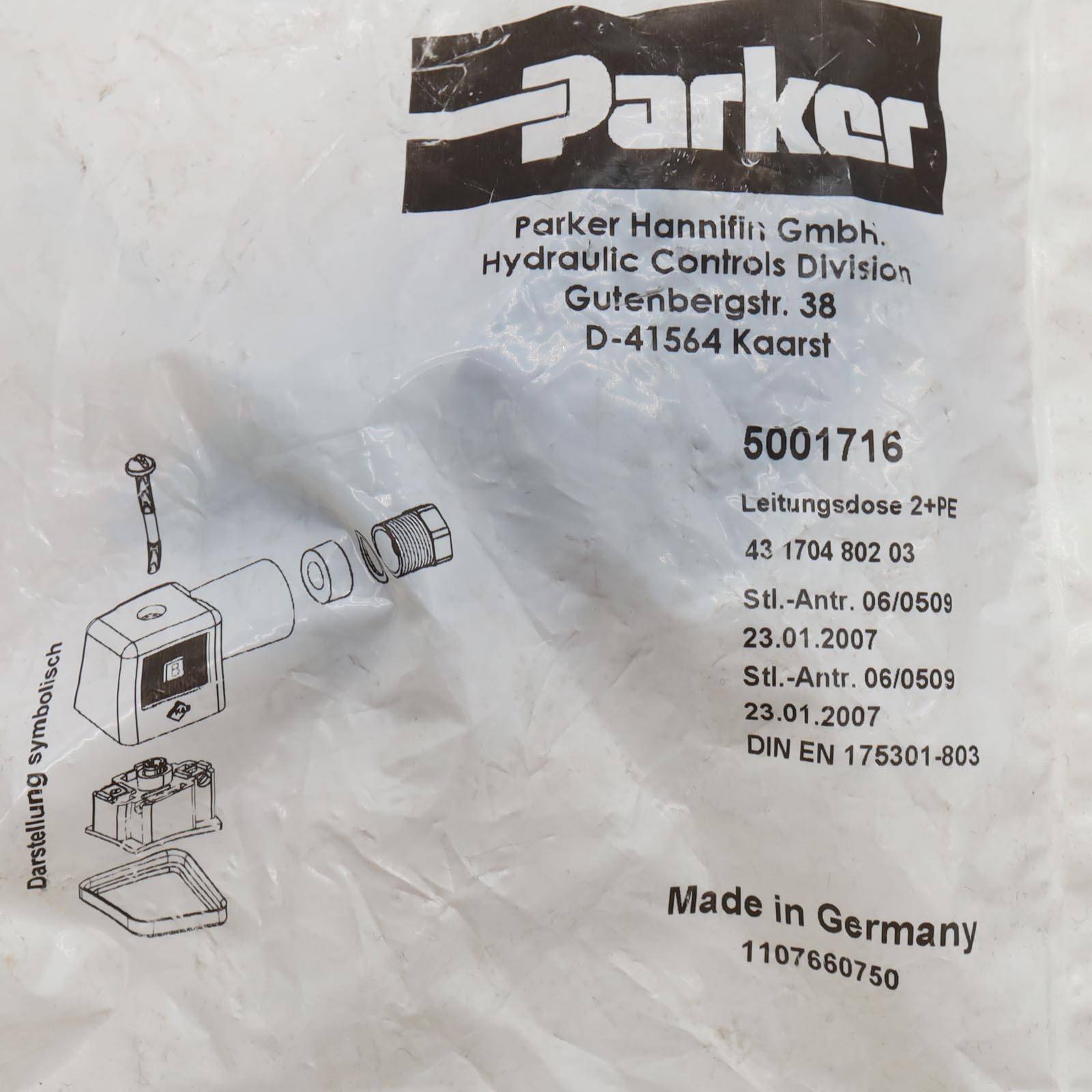 Parker Leitungsdose 5001716 OVP-1