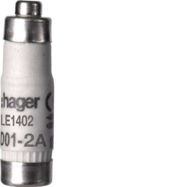 1St. Hager LE1402 Sicherung D01 E14 2A 400V gG