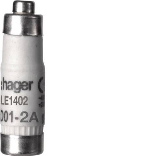 1St. Hager LE1402 Sicherung D01 E14 2A 400V gG-0
