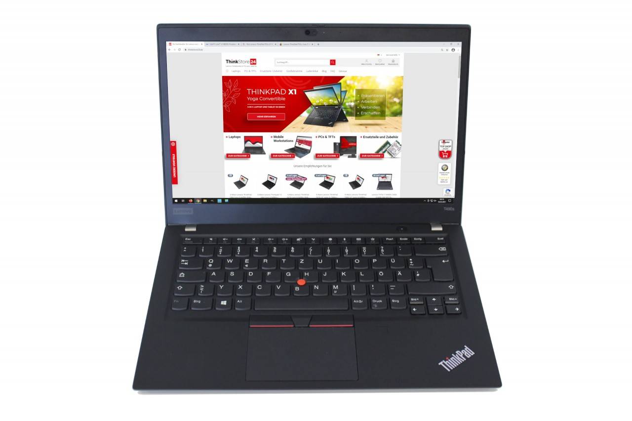 Lenovo ThinkPad T490s i7-8565U 16GB RAM 512GB SSD FullHD IPS FPr IR-Cam deutsche Tastatur LTE A--4