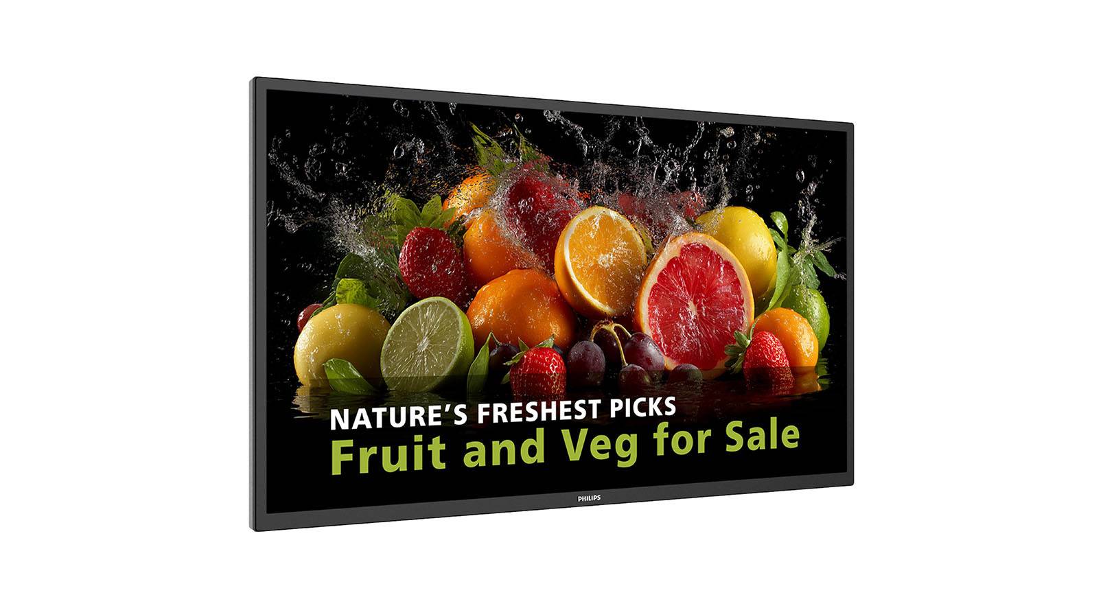 Philips 98IN LCD ADS 4K 38402160 16:9 600 CD/M2 CONTRAST 1200:1 8 MS D-1