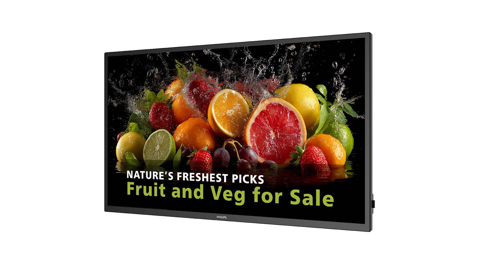 Philips 98IN LCD ADS 4K 38402160 16:9 600 CD/M2 CONTRAST 1200:1 8 MS D-2
