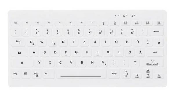 Cherry AK-C4112 Tastatur Medizinisch USB QWERTZ Deutsch Weiß