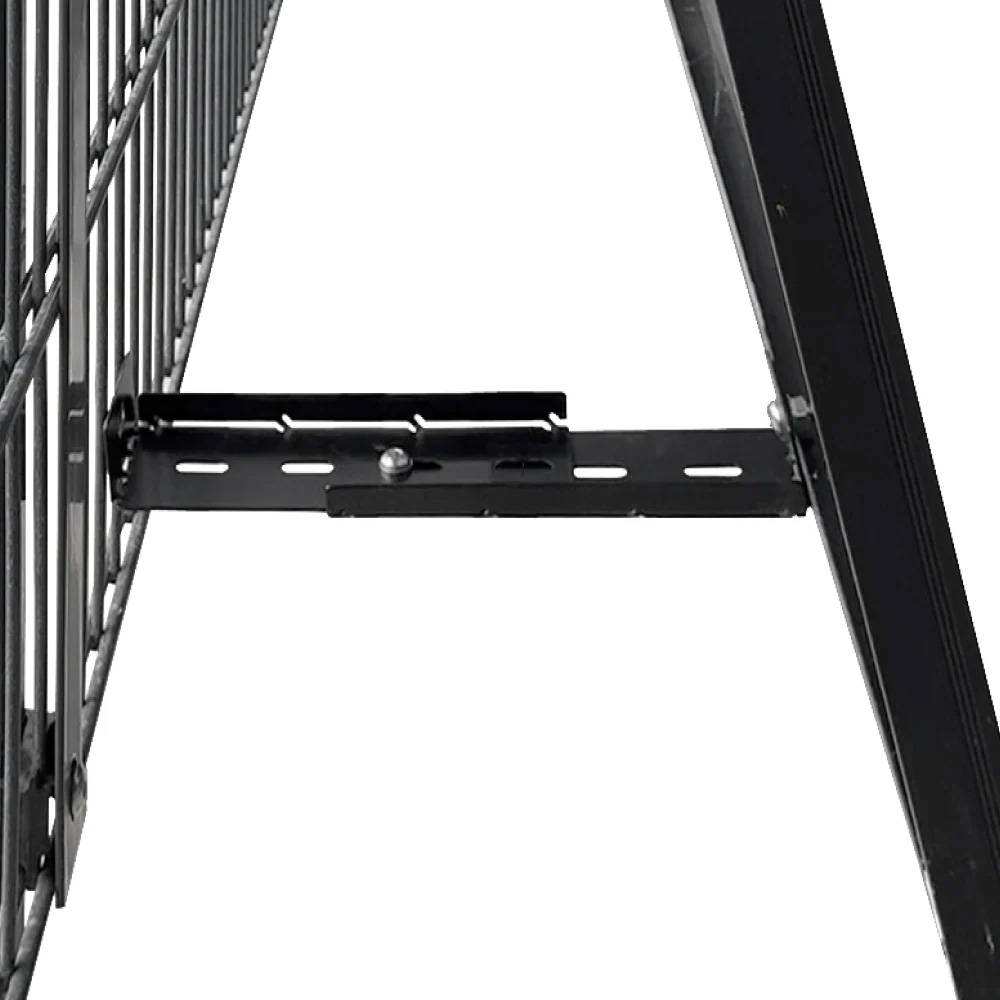 Wattstone ZaunPV Flexx Montagepaket angewinkelt für 2 PV-Module Schwarz 10-20 Grad-1