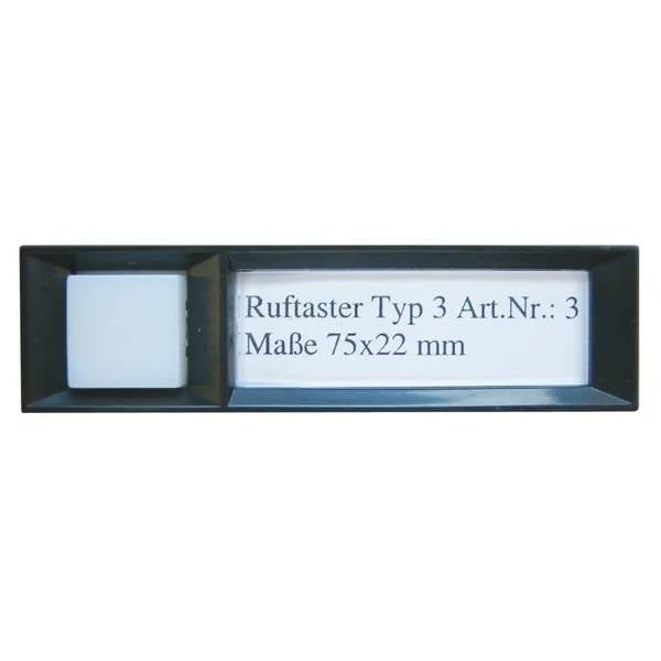 Legrand (SEKO) Ruftaster 75x22/kompl/Serie500 3 75 mm, 22 15 mm