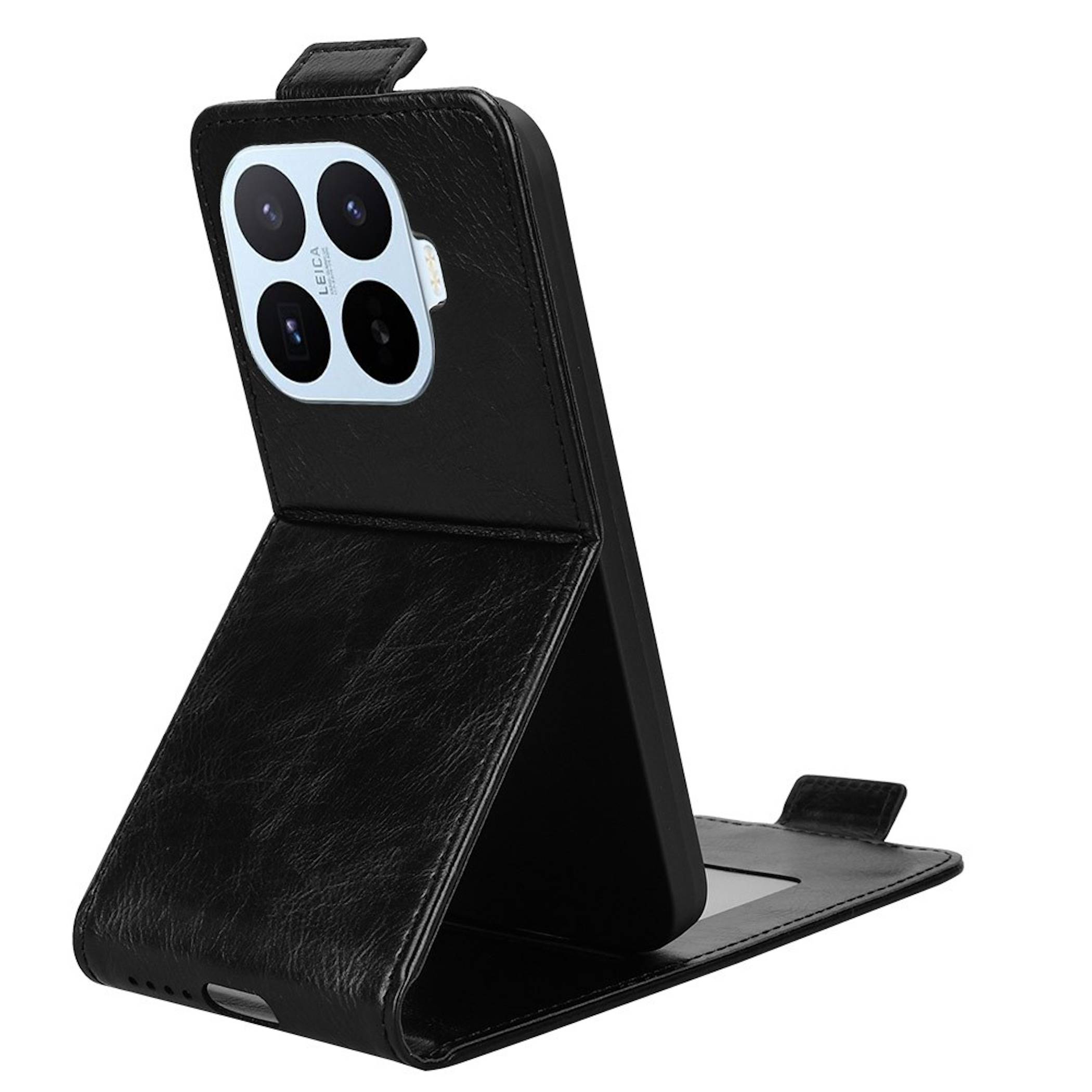 Handy Hülle Klapphülle Kunstleder Für Xiaomi 17T Flipcase mit Kartenfach Schwarz-3