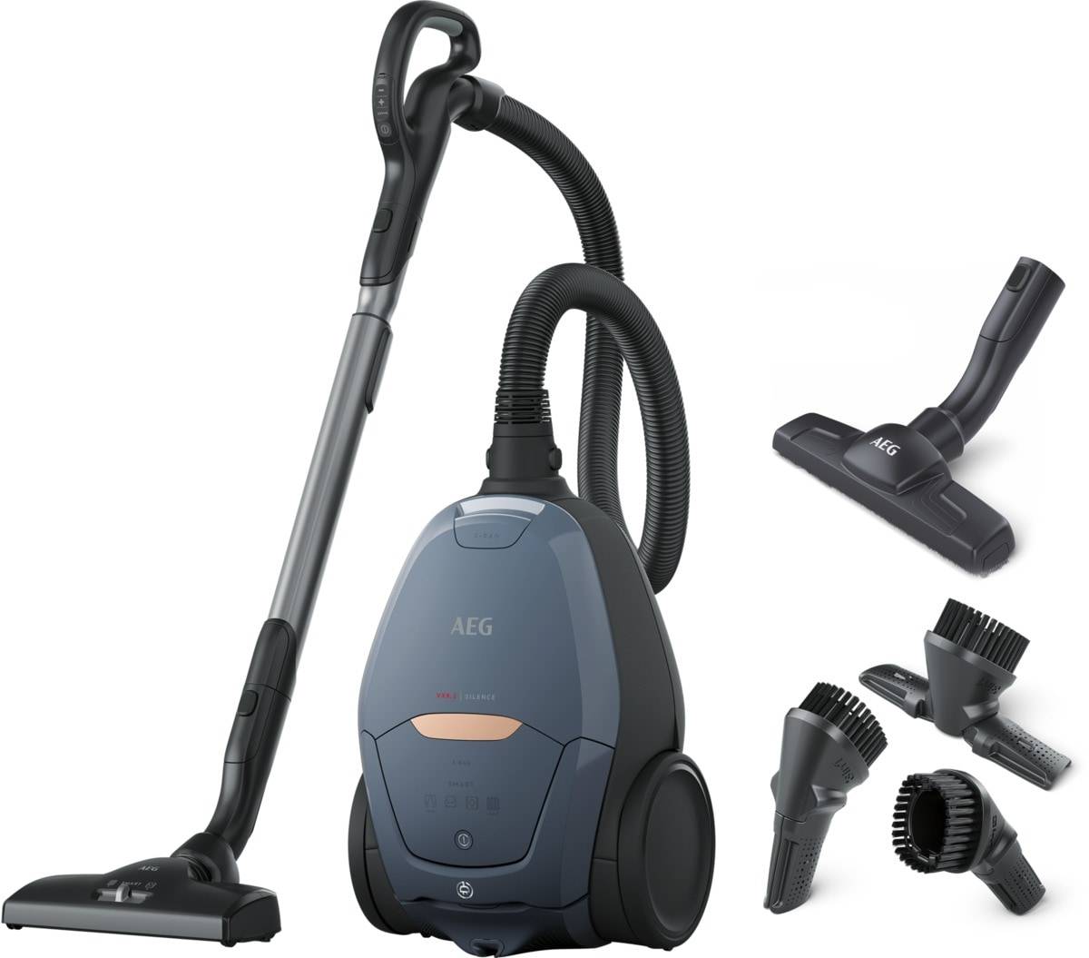 AEG VX82-1-5DB, 600 W, Zylinder-Vakuum, Trocken, Staubbeutel, 3,5 l, HEPA-1