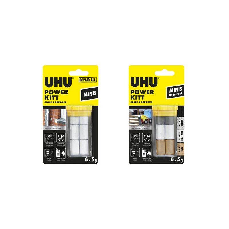 UHU 2-Komponenten-Klebstoff-Knetmasse REPAIR ALL POWERKITT-0
