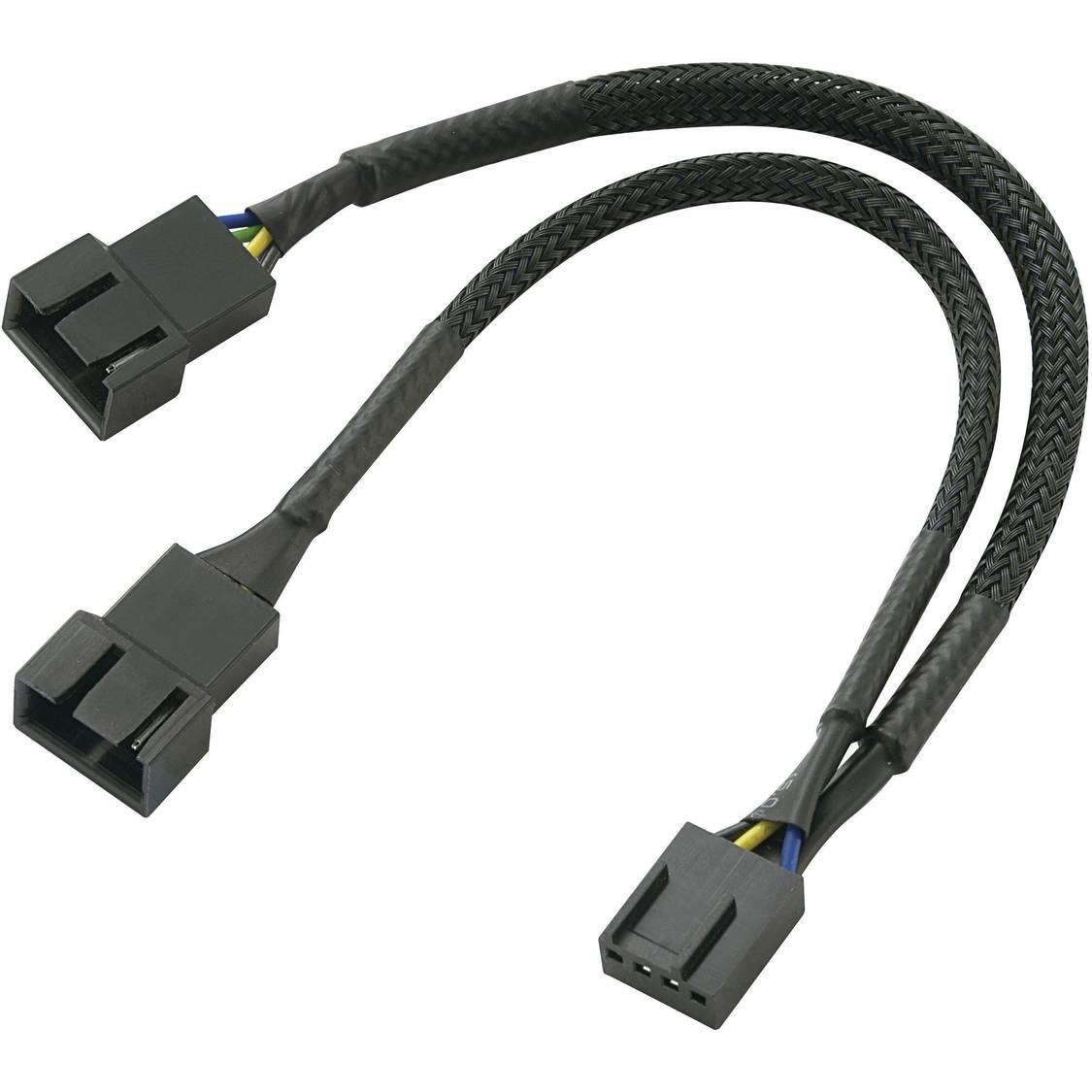 PC-Lüfter Y-Kabel [1x PC-Lüfter Stecker 3pol. - 1x PC-Lüfter Buchse ...