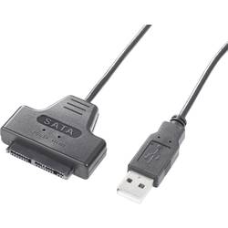 SATA II, USB káblový adaptér Renkforce RF-4533940, čierna