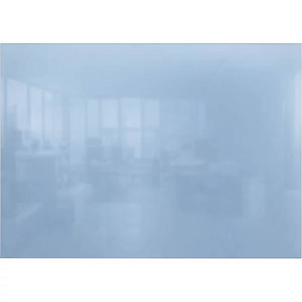 Glassboard Sharp HxT 980 x 4 mm rahmenlos Breite 1480 mm blau. Smit Visual Supplies BV 87198149