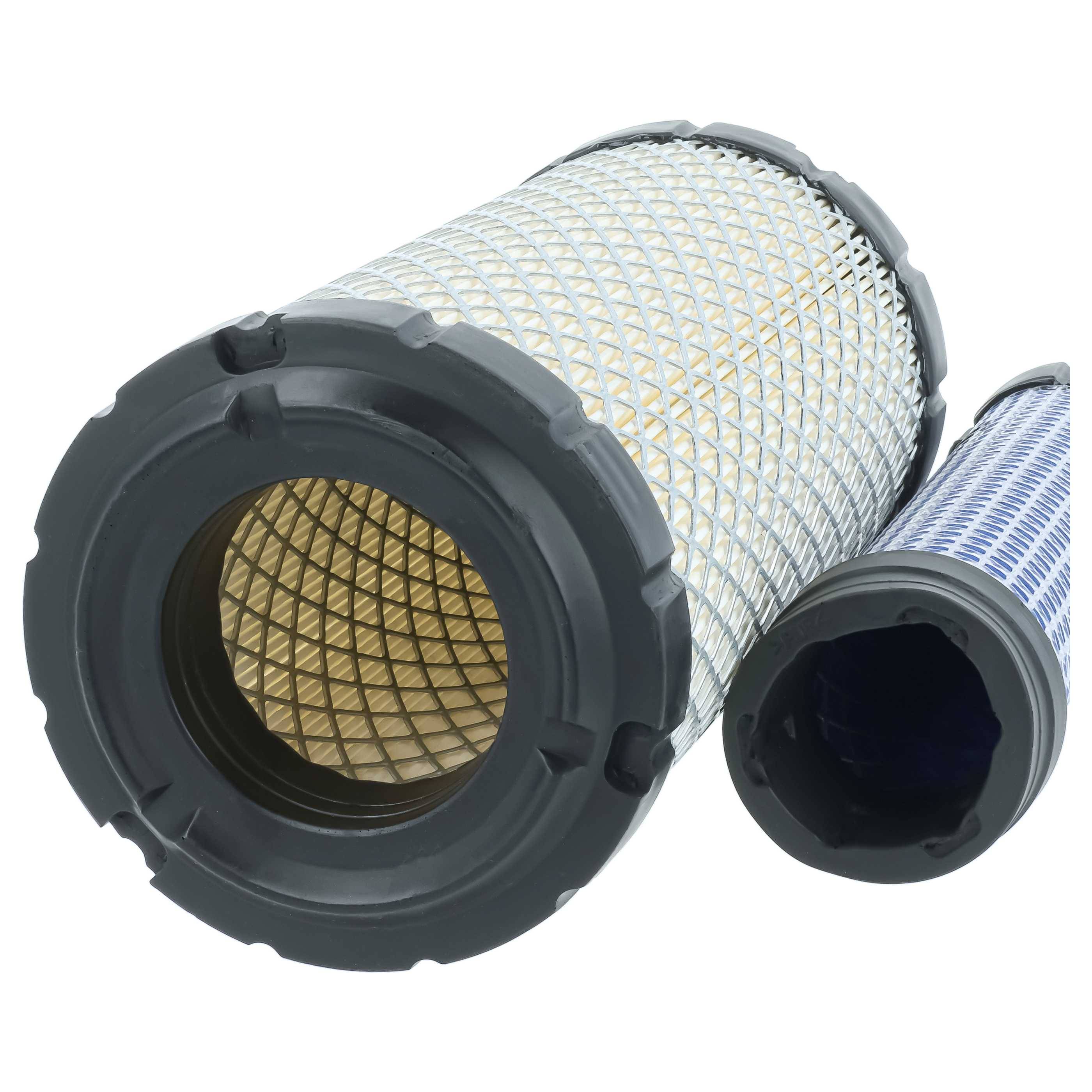 vhbw 1x Innenfilter, 1x Außenfilter kompatibel mit JCB PERKINS 403C11 Baumaschine-3
