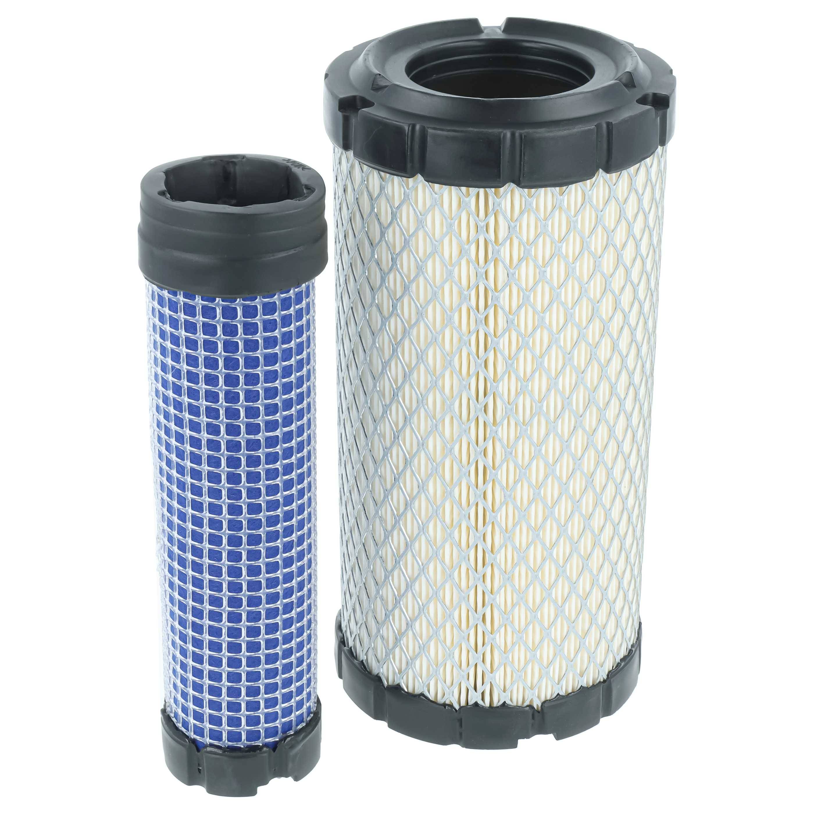 vhbw 1x Innenfilter, 1x Außenfilter kompatibel mit JCB PERKINS 403C11 Baumaschine-0