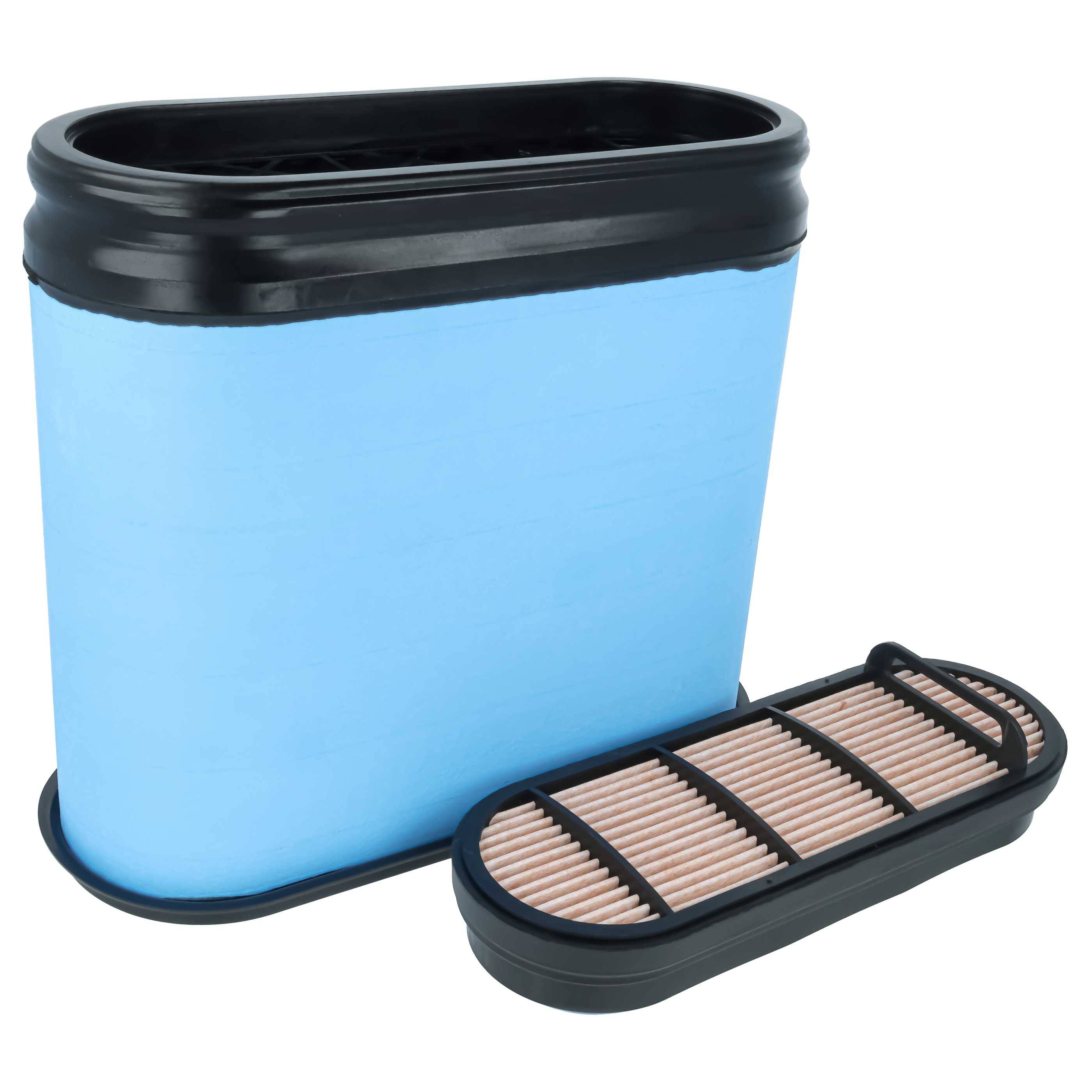 vhbw Filter kompatibel mit John Deere 6155J 6068T Traktor - 1x Luftfilter 32,7 x 12,3 x 28,3 cm-0