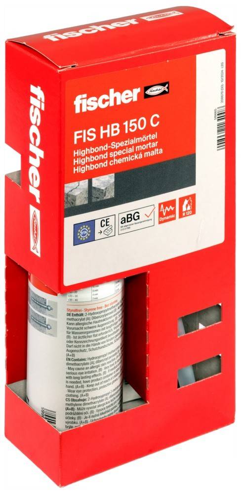 6 Pck. Fischer Deutschl. Spezialmörtel FIS HB-0