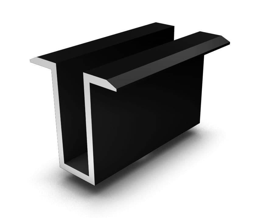 K2 SYSTEMS - 1005145 Mittelklemme Black Einzeln-0