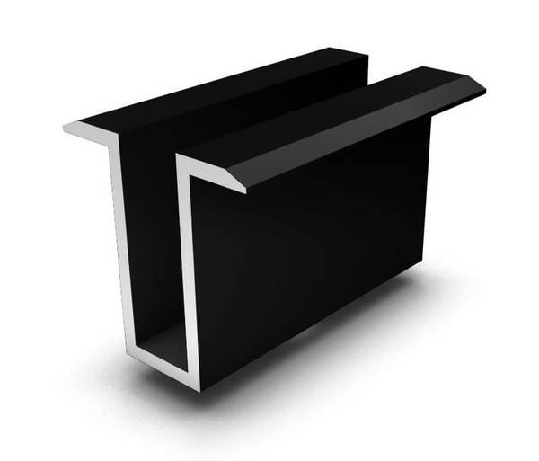 K2 SYSTEMS - 1005145 Mittelklemme Black Einzeln