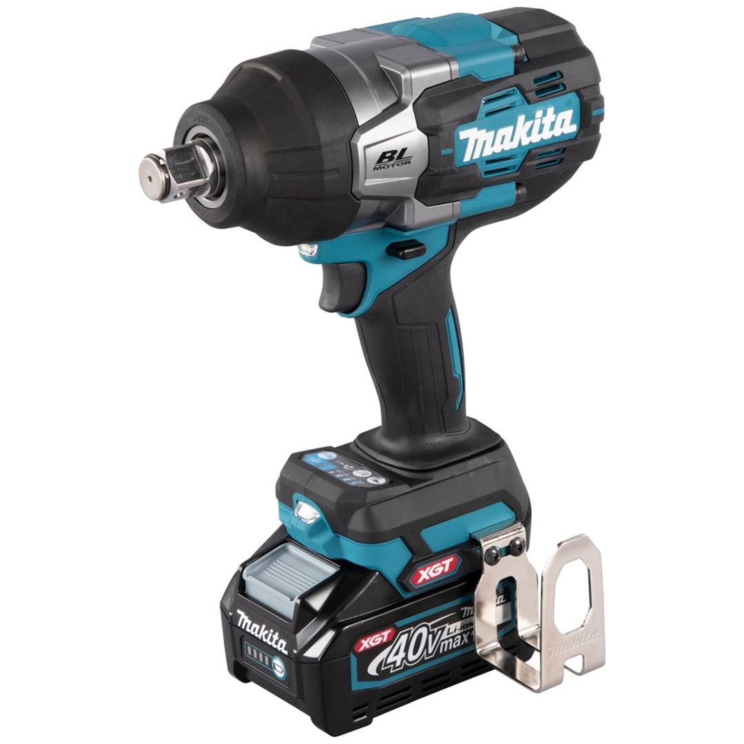Makita Akku-Schlagschrauber 40 V TW001GU201 2x Akku 4 Ah Ladegerät, Zubehör, MAKPAC-0