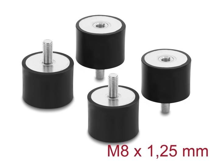 Vibrationsdämpfer M8 x 1,25 mm 40x30 mm...-0