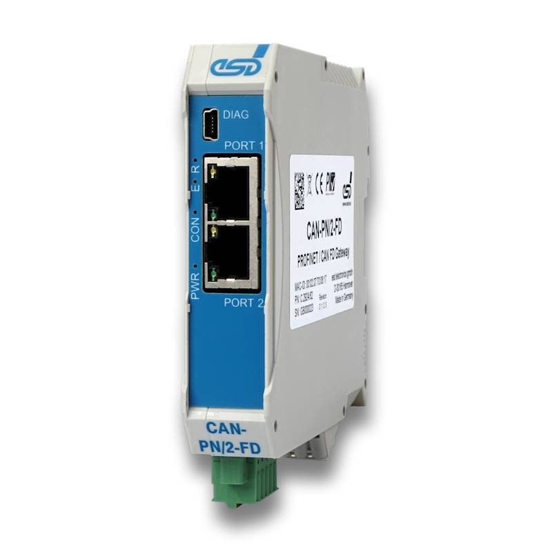 esd CAN-PN/2-FD - PROFINET zu CAN FD Gateway, mit Daten-Buffer-0