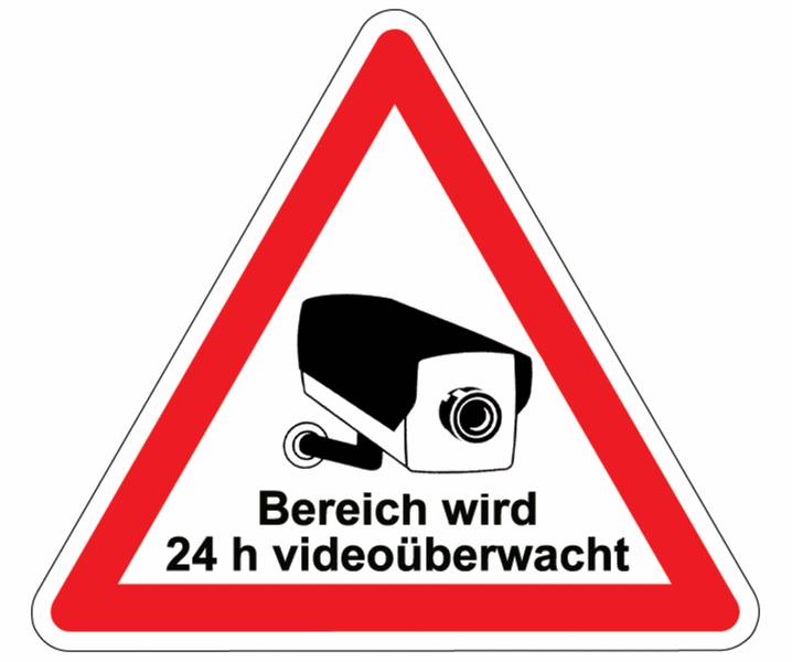 Videoüberwachungs-Schild - Überwachungskamera-0