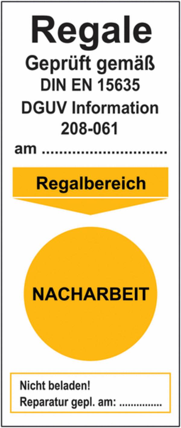 Grundplaketten - Weiß/Gelb, 95 x 40 mm, +150 °C