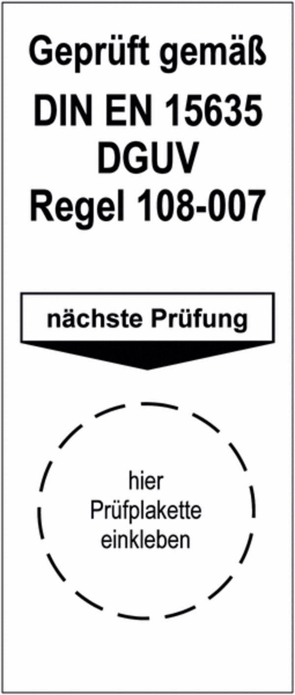 Grundplaketten - Weiß, 95 x 40 mm, Selbstklebend