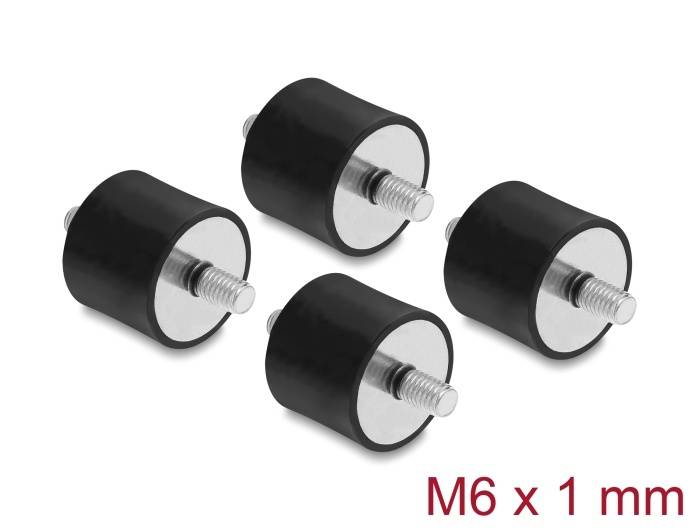 Vibrationsdämpfer M6 x 25 mm,...-0