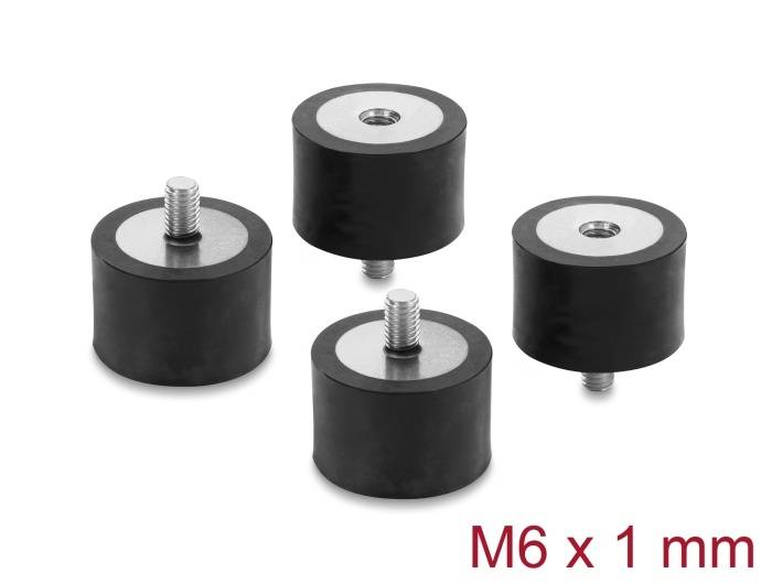 Vibrationsdämpfer M6 x 1 mm...-0