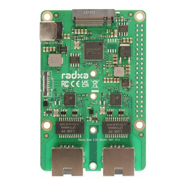 ALLNET Radxa Dual 2.5GBit Router Hat M.2 Raspberry 5
