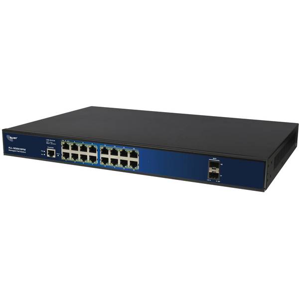 ALLNET - Switch full managed Layer2+ 18 Port• 16x GbE• PoE Budget 280W• at• 2x - Switch - 1 Gbps