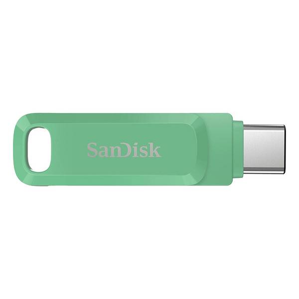 SanDisk Ultra Dual Drive Go, 2 TB, USB Type-A / USB Type-C, 3.2 Gen 1 (3.1 Gen 1), 400 MB/s, Drehring, Grün