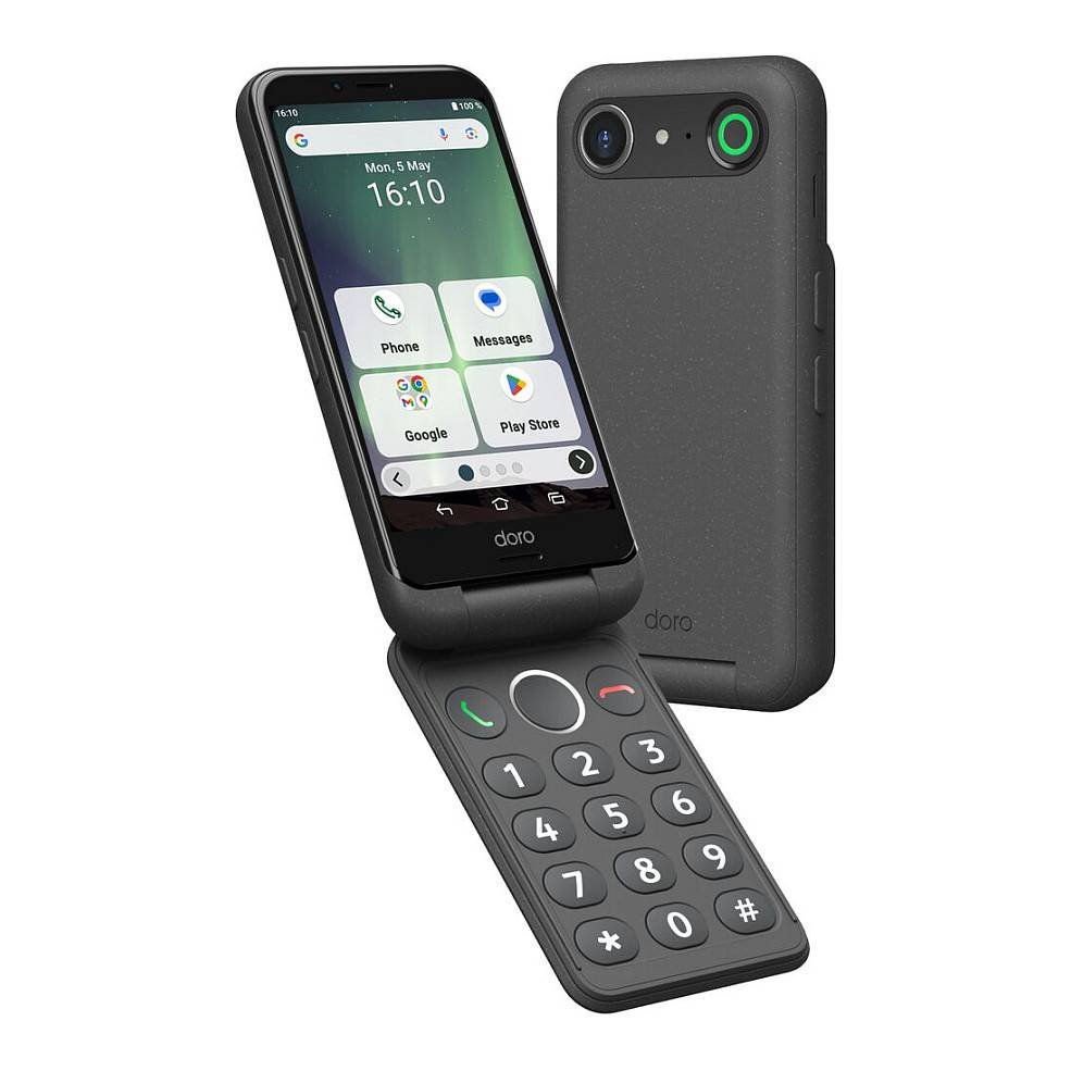 Doro Aurora A20 graphit+ Wireless Charging Station - Smartphone - 64 GB-0