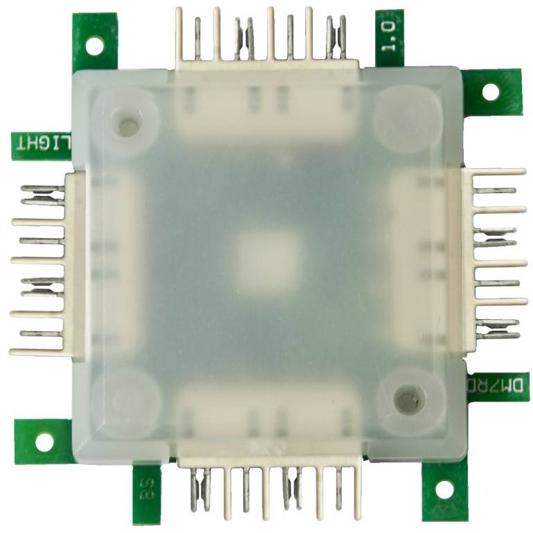 ALLNET - Brick""R""knowledge LED RGB light Brick transparent 10er Pack-0