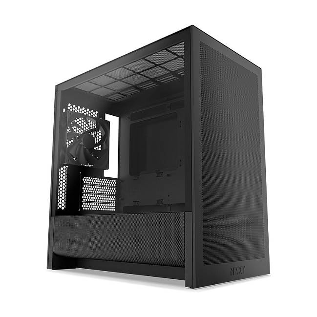 NZXT - H3 Flow 2025 schwarz| PC-Gehäuse - Midi/Minitower - ATX-0