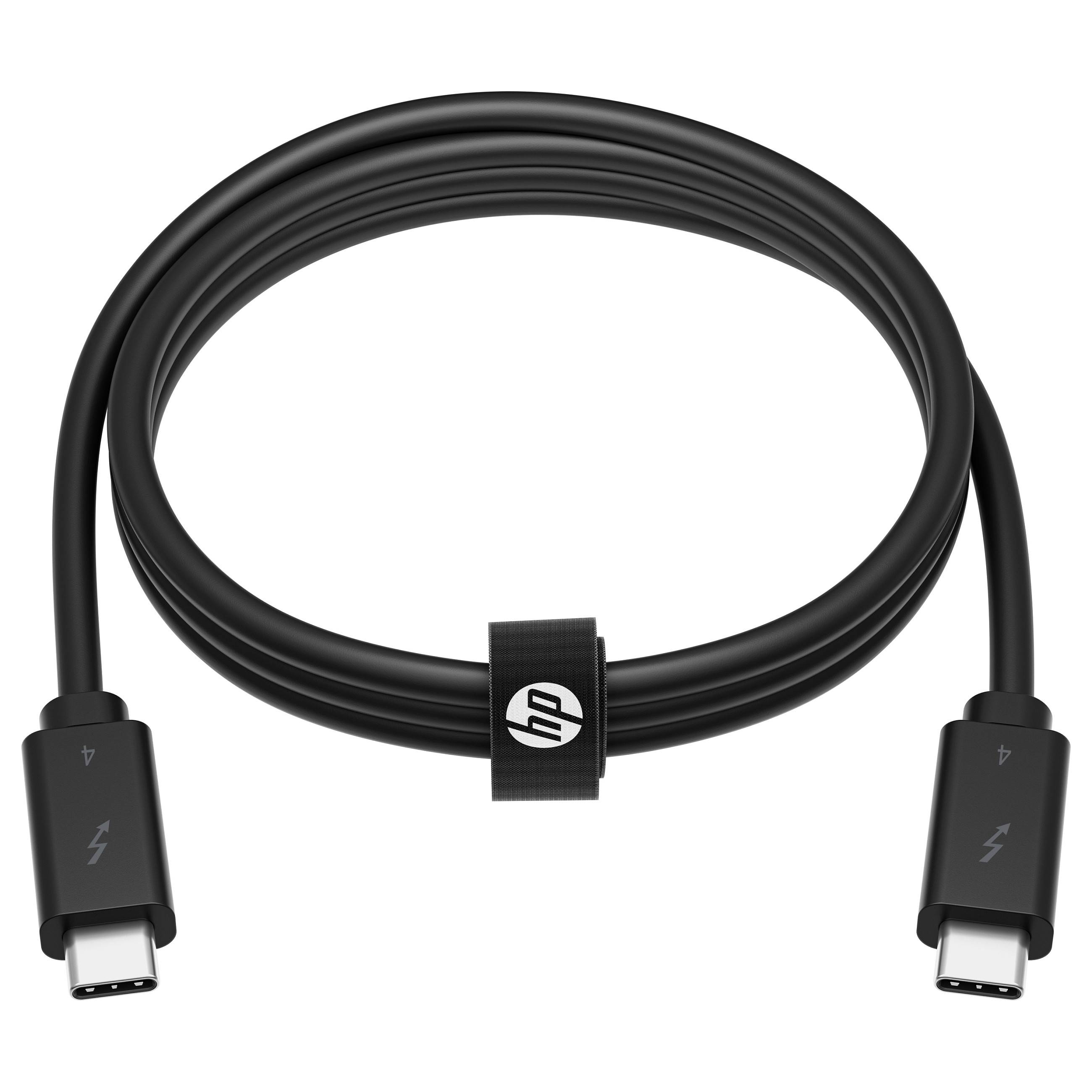 HP USB-Kabel - Thunderbolt 4 männlich zu Thunderbolt 4 männlich - 1 m - USB Power Delivery (240W)-0