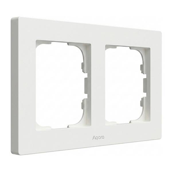 Aqara Switch Frame H2 EU 2-gang weiß