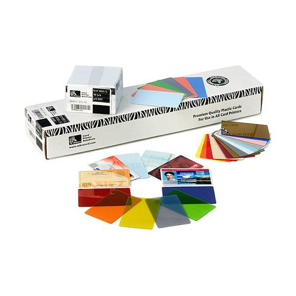 Zebra - Polyvinylchlorid (PVC) - 10 mil - CR-80 Card (85.6 x 54 mm)