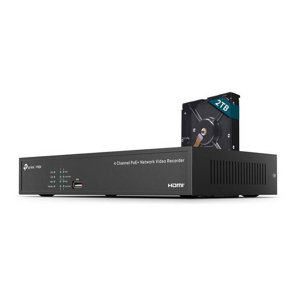 TP-LINK VIGI NVR1004H-4P V1 - NVR - 4 Kanäle