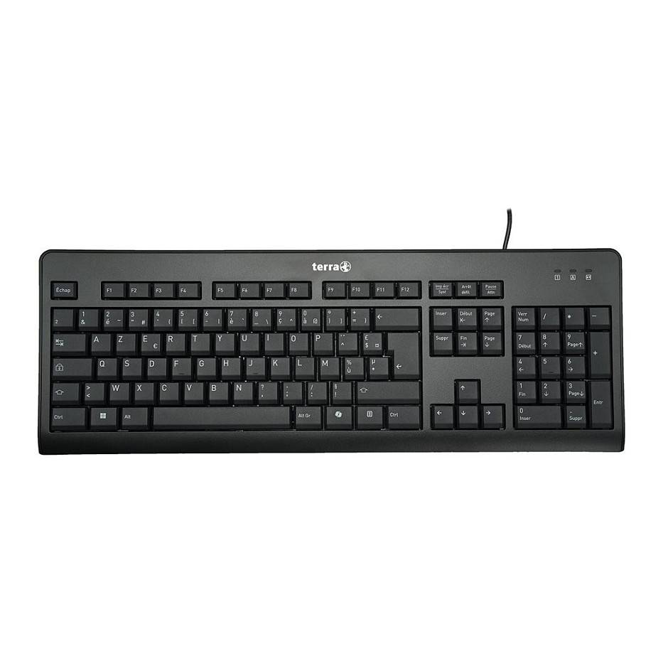 TERRA Keyboard 3500 Corded [FR] USB black/noir baugleich zum Cherry Stream Keyboard JK-8500FR-2