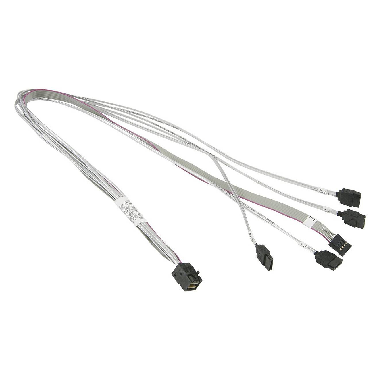 Supermicro MiniSAS HD / 4 SATA 0.7 m Kabel & Adapter Computer HDD-/ SSD-Kabel-0