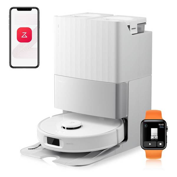 Roborock Qrevo Edge 5V1 Stovsuger Robotstyret Hvid