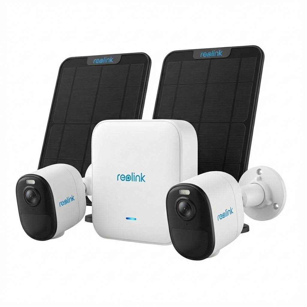 Reolink Hub 1 mit 2x Argus B350 + 2x Solarpanel Netzwerk Netzwerkkameras-0