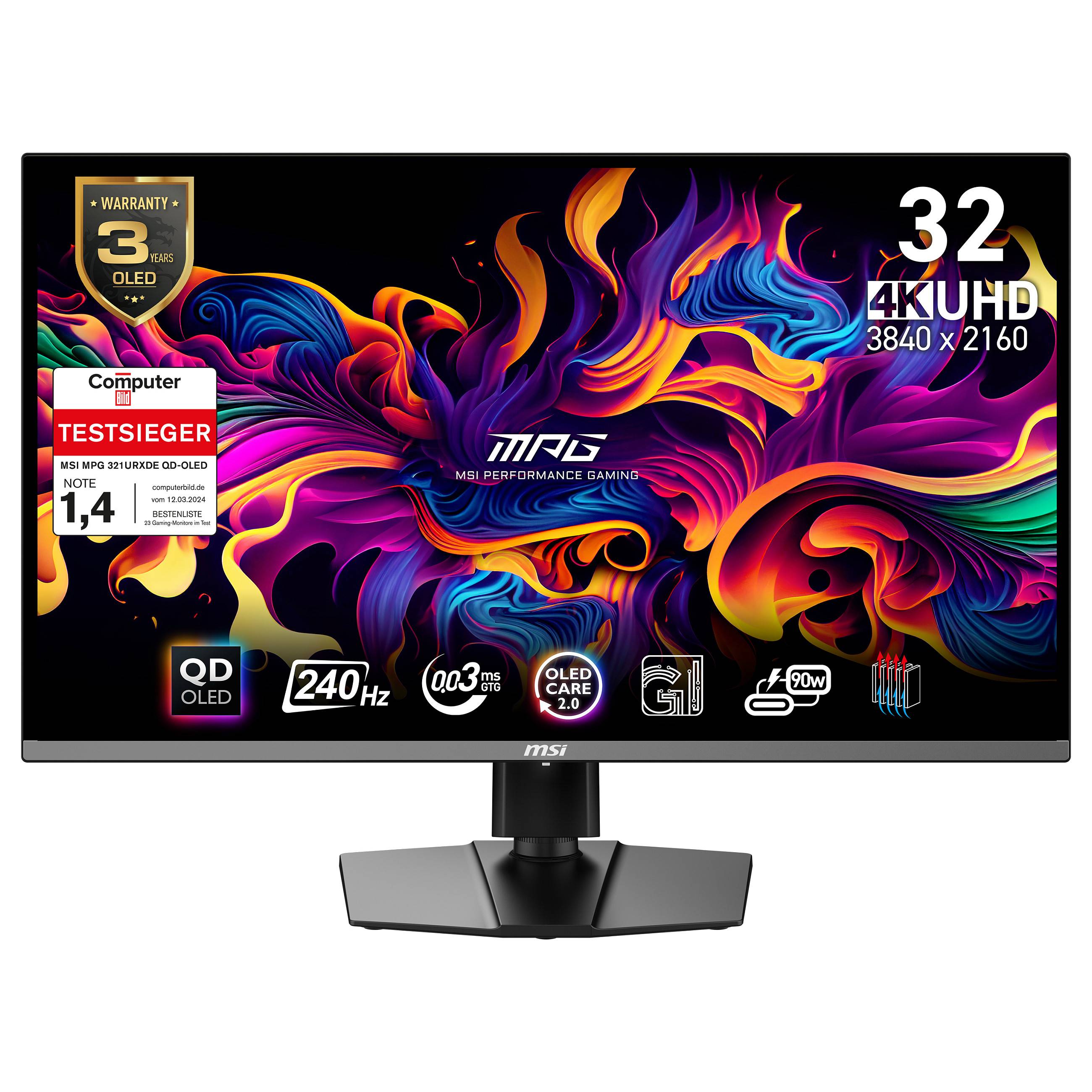 MSI MPG 321URXDE QD-OLED - OLED-Monitor - Gaming - 80 cm (31.5"")-0