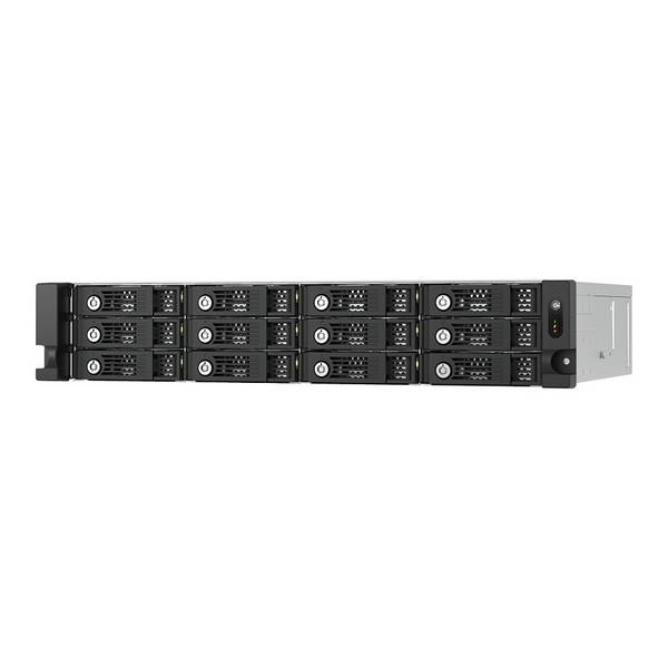 QNAP Festplatten-Array - 12 Schächte (SATA-600) - SAS 12Gb/s (extern) - Rack - e