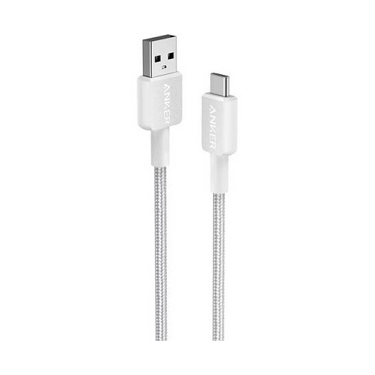 Anker 322 USB-A auf USB-C Kabel 90cm, Weiß A81H5G21