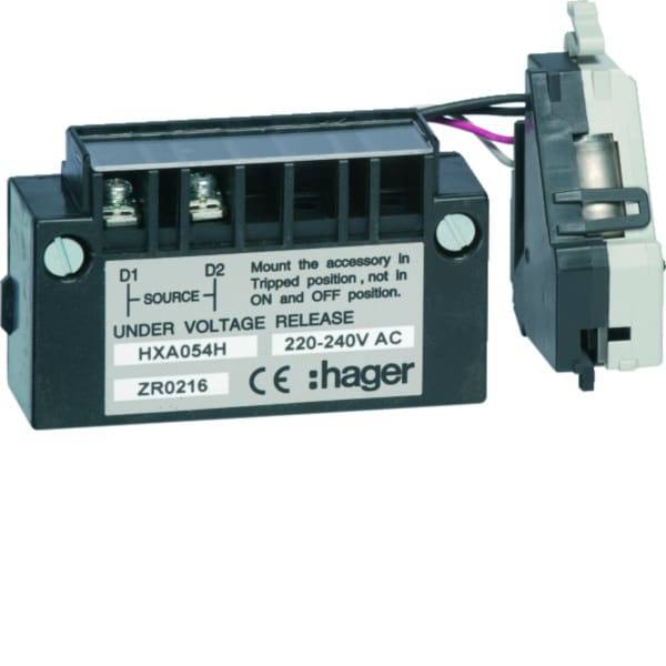 HAG HXA054H Unterspannungausloser mit Zeitverzögerung x160-x250 220-240V AC