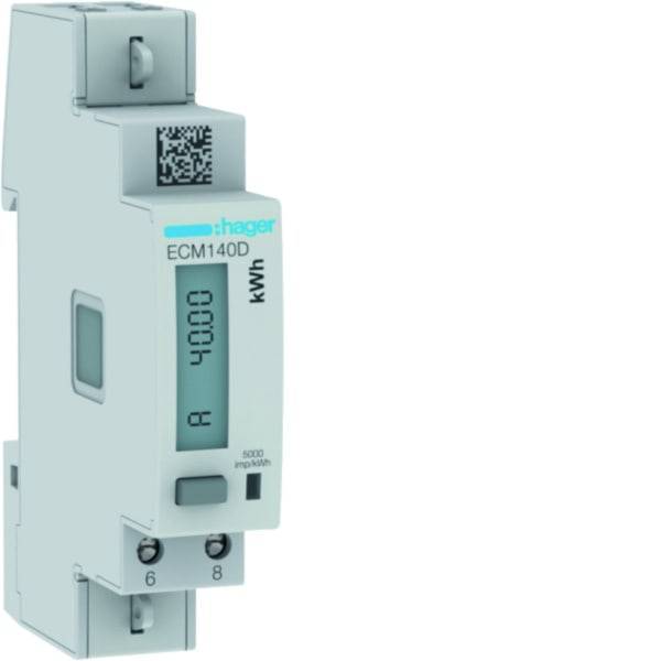 HAG ECM140D Energiezähler 1phasig, direkt 40A, 1M, MBUS, MID-0