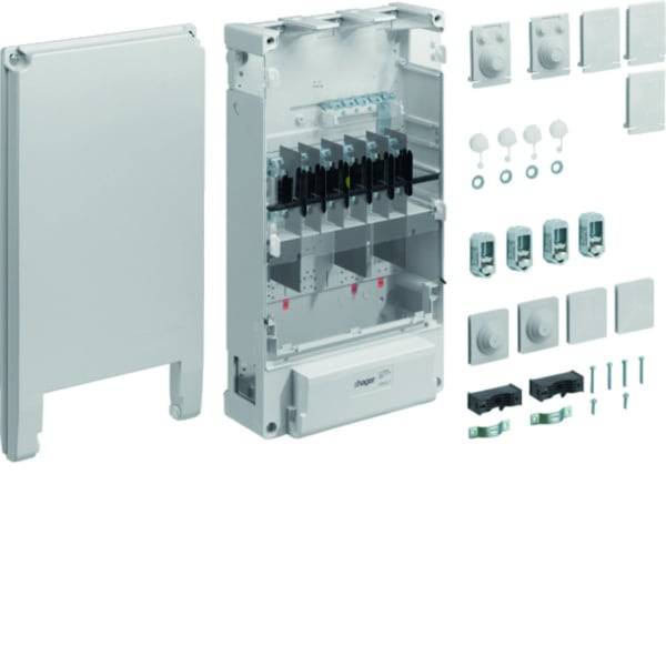 HAG ZAN864S Hausanschlusskasten K12, 2x3NH00, ID=2x100A, Durchschleifausführung,-0